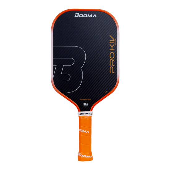 Image of a BOOMA Pro K1V pickleball paddle.